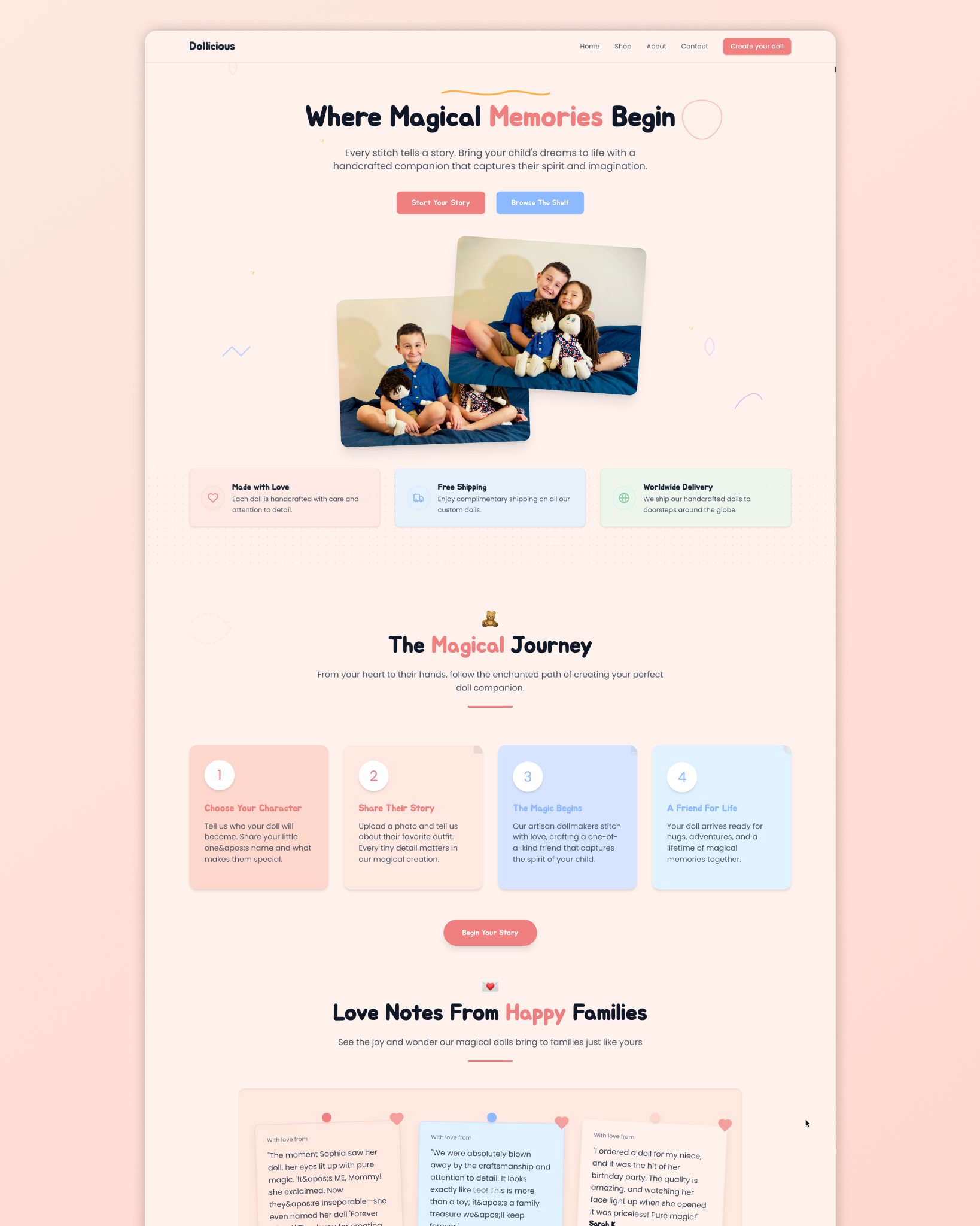 Dollicious - E-commerce